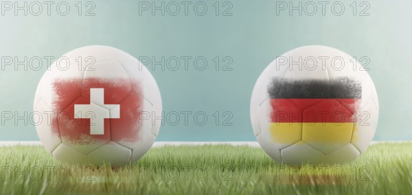 Switzerland vs Germany football match infographic template for Euro 2024 matchday scoreline