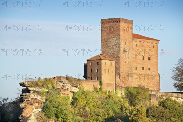 Trifels Castle, Annweiler am Trifels, Palatinate Forest, Rhineland-Palatinate, Palatinate, Germany,