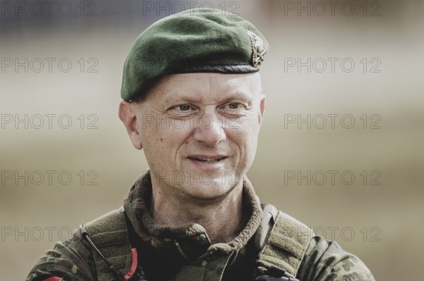 Brigadier General Alexander Krone, Commander NATO Response Force Land Brigade, photographed during
