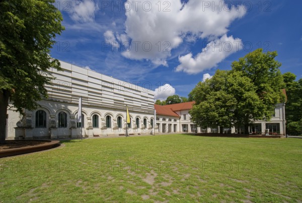 Riding hall by Gottfried Bandhauer, now a concert hall and event centre, Köthen Castle and Castle