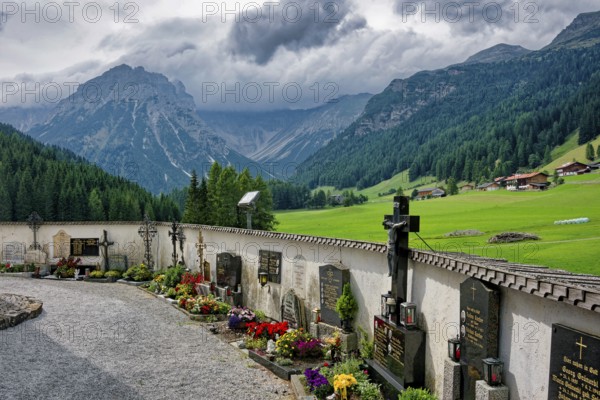 Cemetery of the baroque Roman Catholic parish church of St. Nicholas, cemetery and church under