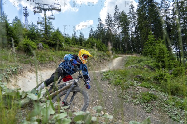 Bikepark Winterberg, on the Kappe mountain, 11 mountain bike downhill trails, in all levels of