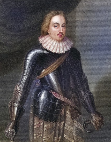 Henry Prince of Wales 1594-1612 From the book Lodges British Portraits, London 1823, Historic,