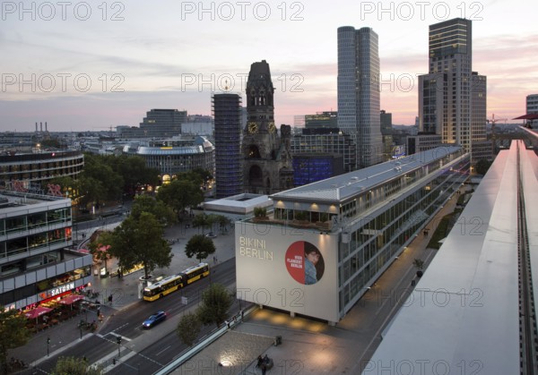 From the roof terrace of the 25hours Hotel, visitors have a panoramic view of Berlin's City West