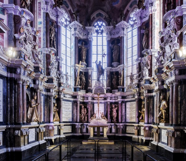Burial place of the Wettins in the east choir of Freiberg Cathedral. At the request of Christian I,