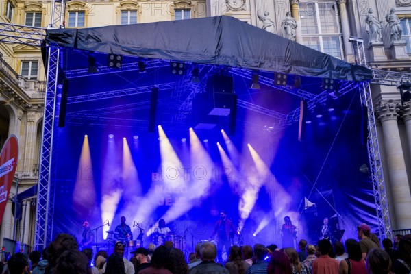 Concert at the Schlüterhof, Humboldt Forum, Berlin, Germany, Europe