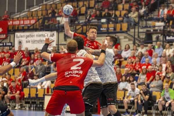 11.09.2024, 2nd HBL (German Handball League), Matchday 7 (early match) : Owls Ludwigshafen against