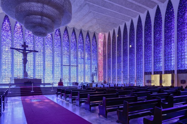 Don Bosco Church, designed by Carlos Alberto Naves, World Heritage Site, Brasilia, Federal
