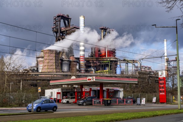 Duisburg-Bruckhausen steel site, ThyssenKrupp Steel, blast furnaces 8 and 9, on