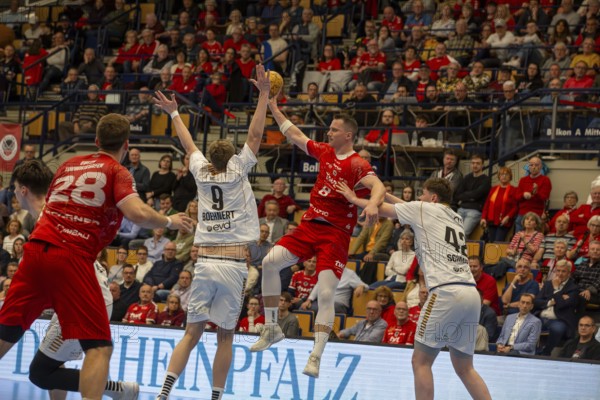09.04.04.2024, 2nd HBL, German Handball League, Matchday 28) : Eulen Ludwigshafen against TSV