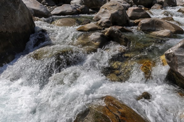 Rocks in the Verzasca River between Lavertezzo and Brione, Verzasca Valley, Valle Verzasca, Canton
