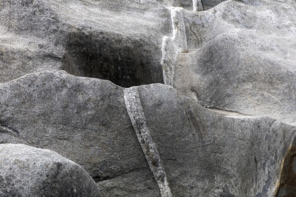 Rocks, rock structures, Verzasca River, near Lavertezzo, Verzasca Valley, Valle Verzasca, Canton