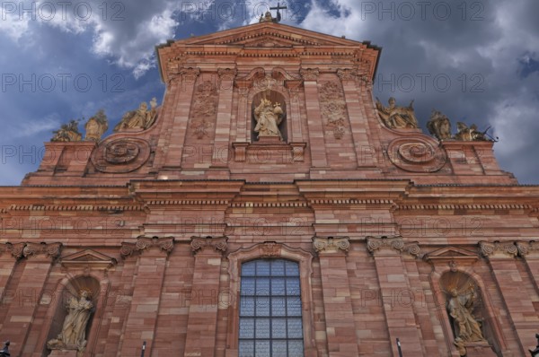 Facade of the Jesuit Church built from 1712 to 1759 in the Baroque style, Richard Hauser Platz,