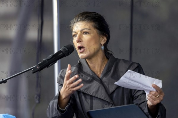 Sahra Wagenknecht, founder of the BSW (Alliance Sahra Wagenknecht, Reason and Justice) at the Die