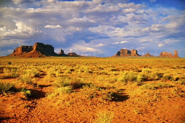 Monument Valley, Navajo Land, Colorado Plateau, under Navajo administration, Utah, USA, North