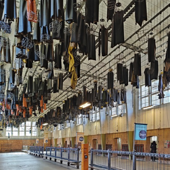 Washing room, changing room, visitor mine, Rammelsberg ore mine, UNESCO World Heritage Site,