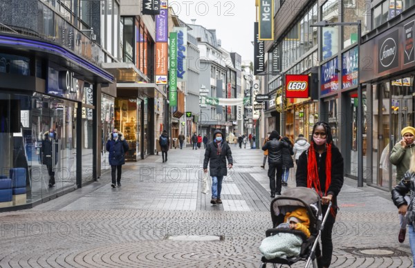 Cologne, North Rhine-Westphalia, Germany - Cologne city centre in times of the corona crisis during
