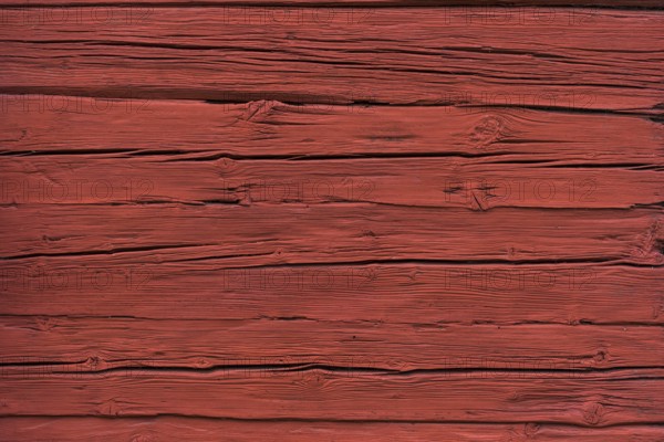 Structure of a wooden wall, wooden board, Scandinavian red, colour, red, Nordic, Scandinavia,
