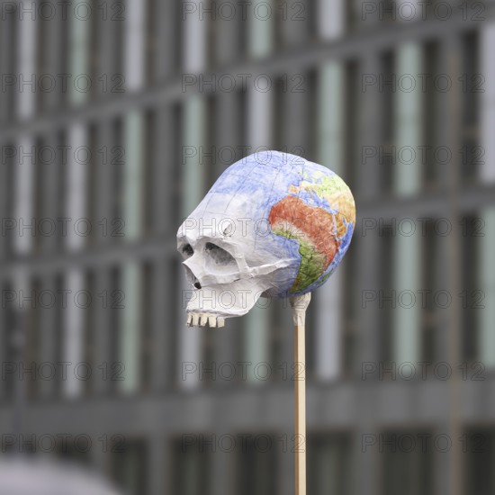 Joint strike by Fridays for Future and local transport workers from the ver.di trade union, in