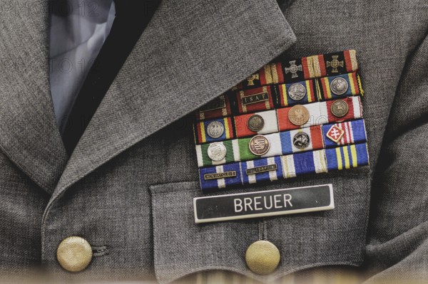 Ribbon buckles of General Carsten Breuer, Inspector General of the Bundeswehr, taken in Berlin, 22