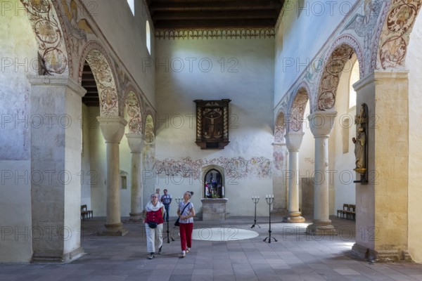 Benedictine monastery Bursfeld on the Weser near Hannoversch Münden. Bursfelde Monastery is a