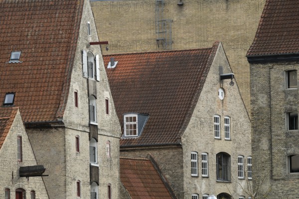 Old warehouses and cultural centre The Arctic House or Det Arktische Hus, Christianshavn district,