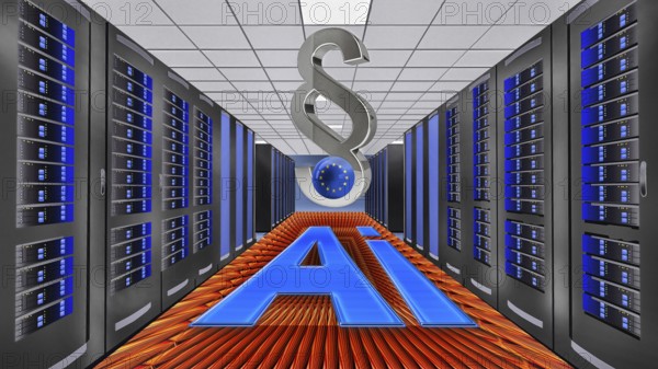 Symbolic image, EU AI regulation, first law worldwide, use of AI, AI, transparency regulation,
