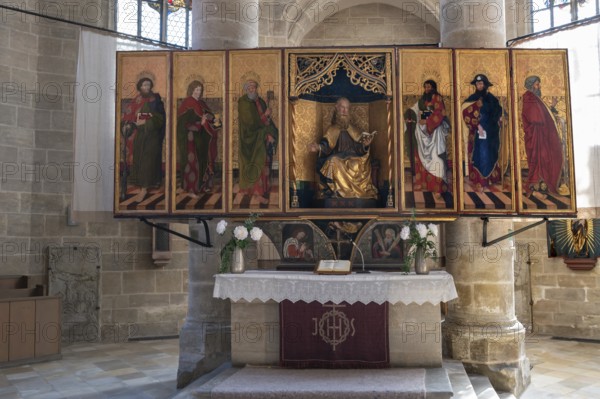 St Andrew's altar, probably by Michael Wohgemut, dating from around 1500, in St Andrew's Church,