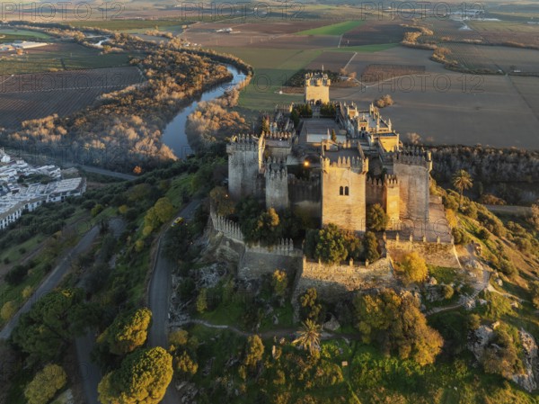 The impressive eighth-century Moorish castle of Almodóvar del Río perches high above the