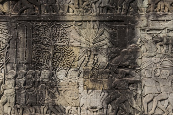 Bayon Temple, Angkor Wat, Angkor, UNESCO World Heritage Site, Siem Reap, Cambodia, Indochina,