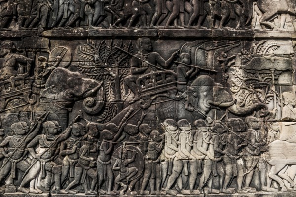 Bayon Temple, Angkor Wat, Angkor, UNESCO World Heritage Site, Siem Reap, Cambodia, Indochina,