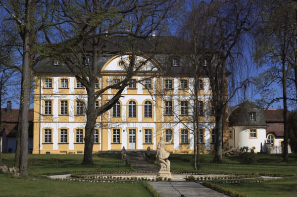 The Jägersburg, former Schönborn hunting lodge, a baroque hunting lodge of the Bamberg