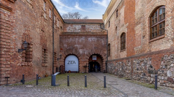 Citadel in Berlin-Spandau with Gatehouse, Palas, Bastion King and Bastion Queen, Berlin, Germany,