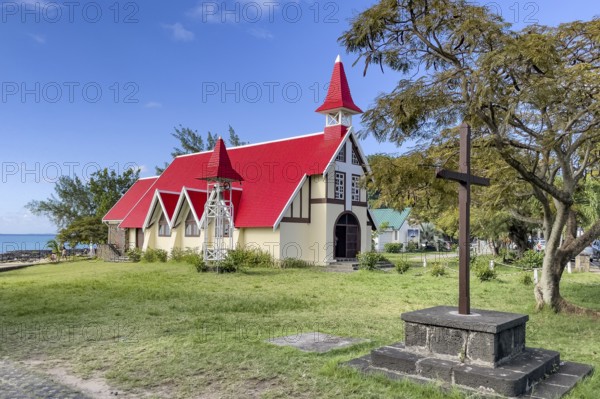 Excursion destination Photo motif for tourists Church of Notre-Dame Auxiliatrice de Cap Malheureux