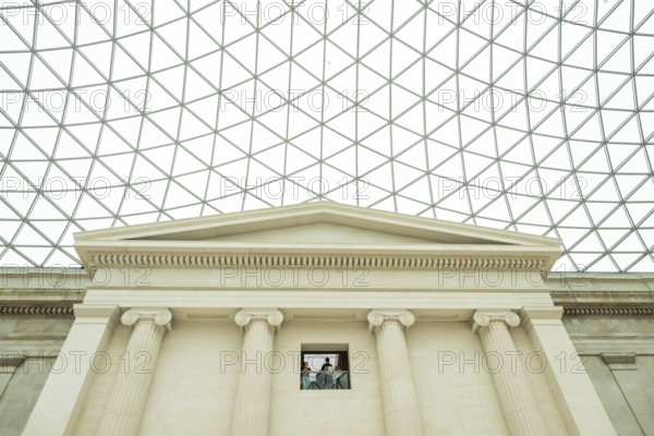British Museum, domed roof, museum, architect Norman Foster, London, London region, England, Great