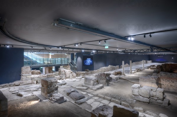 Archaeological site, excavations, Venizelou Street Alkazar, metro station, new metro of