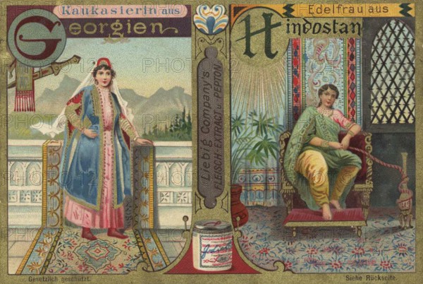 Picture series Noble woman from all over the world, Caucasian woman from Georgia and noblewoman