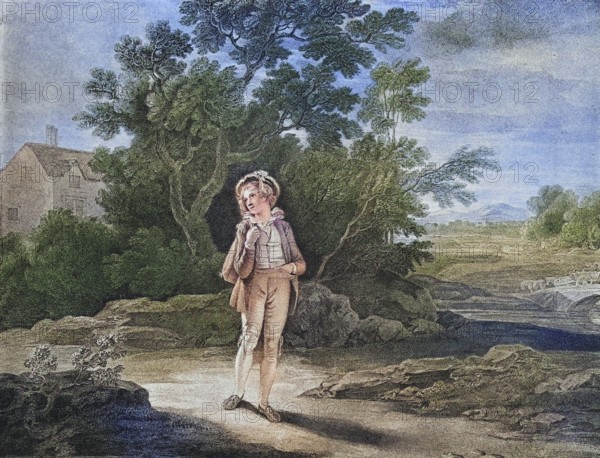 As you like it. Act II. Scene VII. the seven ages of man. Second Age. From the Boydell Shakespeare