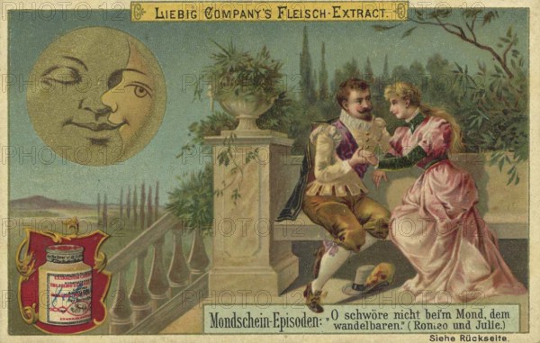 Picture series Moonlight Episodes, O swear not by the moon, the changeable one, Romeo and Juliet,