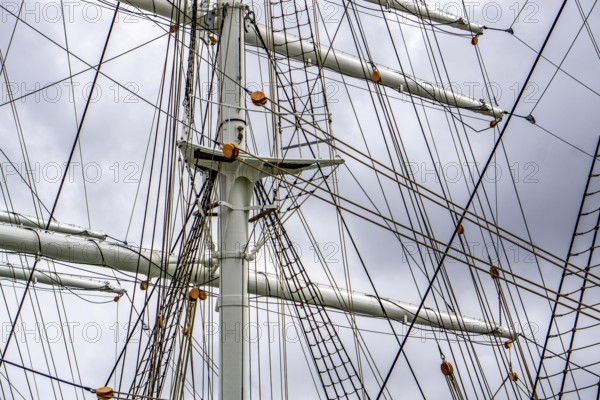 The former sail training ship Gorch Fock I, in the harbour of the Hanseatic city and UNESCO World