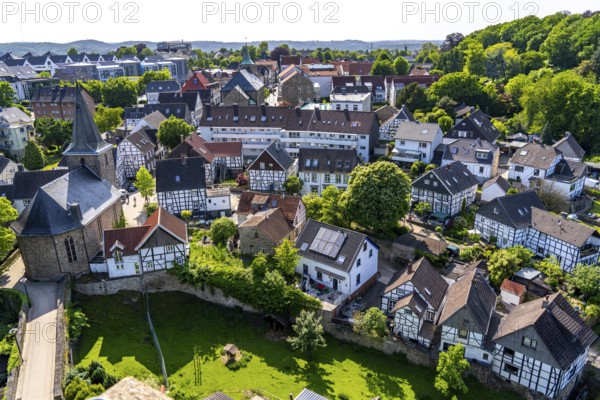 Hattingen-Blankenstein, Old Town, Blankenstein Protestant Church North Rhine-Westphalia, Germany,
