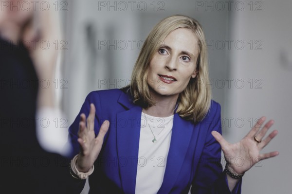 Marie-Christine Ostermann, President of the Association of Family Entrepreneurs, recorded during an