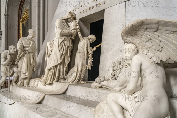 Funerary monument to Archduchess Marie Christine in the interior of the Augustinian Church in