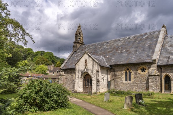 The Church of St Michael in the Wye Valley, Tintern Parva, Tintern, Monmouth, Wales, United
