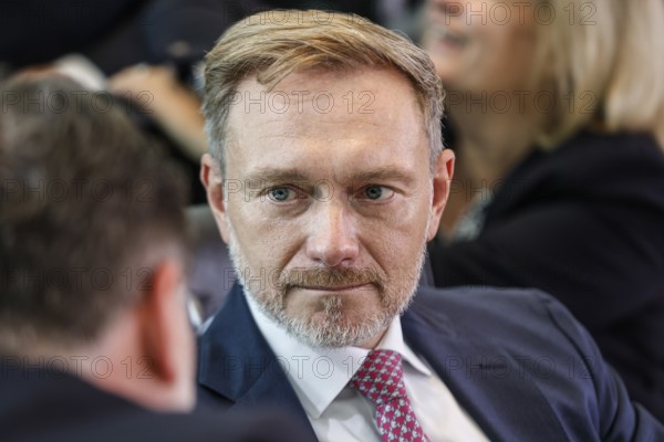 Federal Minister of Economics Christian Lindner at the start of the cabinet meeting in the