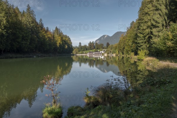 Gasthaus am Rießersee, Garmisch-Partenkirchen, Werdenfelser Land, Oberland, Bavaria, Germany,
