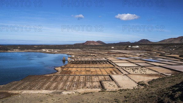 2016, Lanzarote, Salinas de Janubio, ESP, Spain, Canary Islands, Canary Islands, Atlantic Ocean,