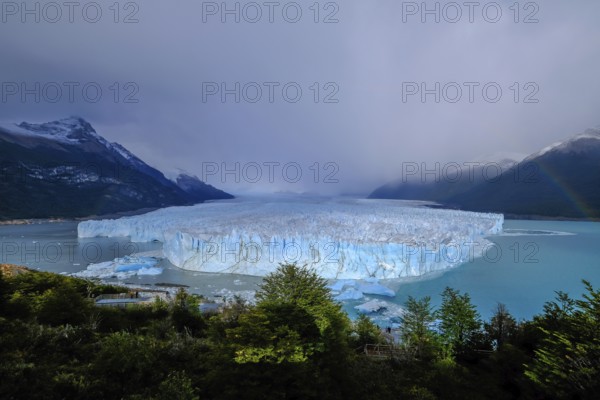 El Calafate, Patagonia, Argentina, Perito Moreno Glacier in Los Glaciares National Park. The Perito