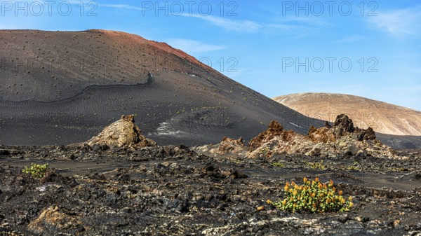 2016, Timanfaya National Park, Lanzarote, Fire Mountains of Timanfaya National Park, Montanas del