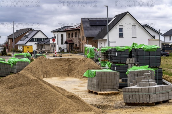 The resettlement site of the 5 villages from the Garzweiler II opencast lignite mining area,